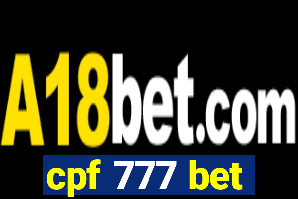 cpf 777 bet